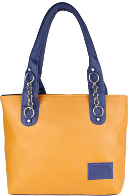 SARA Shoulder Bag(Yellow, Blue), Blue;yellow