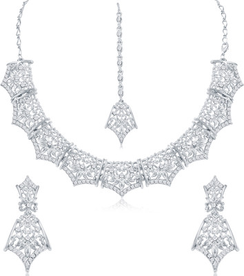 Sukkhi Alloy Jewel Set(Silver)