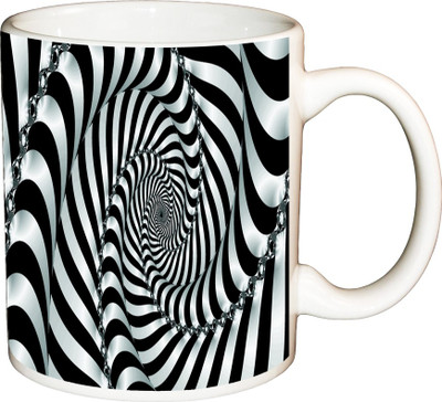 ShopBuzz Abstract Spiral Spinning Printed Coffee Ceramic Mug(350 ml), Multicolor
ShopBuzz Abstract Spiral Spinning Printed Coffee Ceramic Mug(350 ml), Multicolor