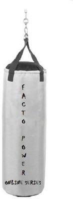FACTO POWER ONLINE SERIES 6.0 FEET LONG, SRF MATERIAL, WHITE COLOR, UNFILLED WITH HANGING STRAPS Hanging Bag(6.0, 72 kg)
FACTO POWER ONLINE SERIES 6.0 FEET LONG, SRF MATERIAL, WHITE COLOR, UNFILLED WITH HANGING STRAPS Hanging Bag(6.0, 72 kg)