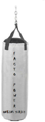 FACTO POWER ONLINE SERIES 4.0 FEET LONG, SRF MATERIAL, WHITE COLOR, UNFILLED WITH HANGING STRAPS Hanging Bag(4.0, 48 kg)
FACTO POWER ONLINE SERIES 4.0 FEET LONG, SRF MATERIAL, WHITE COLOR, UNFILLED WITH HANGING STRAPS Hanging Bag(4.0, 48 kg)