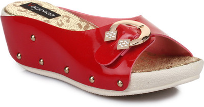 VAYONAA Women Red Wedges