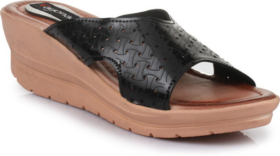VAYONAA Women Black Wedges