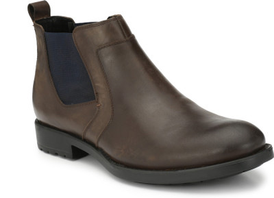 Delize Genuine Leather Chukka Boots For Men(Brown