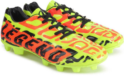 Aero LEGEND Football Shoes For Men(Black, Yellow, Yellow::black