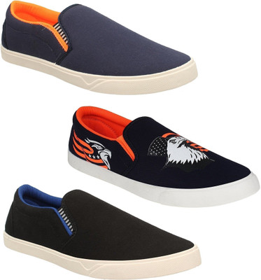Chevit Men's Combo Pack of 3 Multipurpose Sneakers & Slip On Sneakers For Men(Multicolor, Multicolour
Chevit Men's Combo Pack of 3 Multipurpose Sneakers & Slip On Sneakers For Men(Multicolor, Multicolour