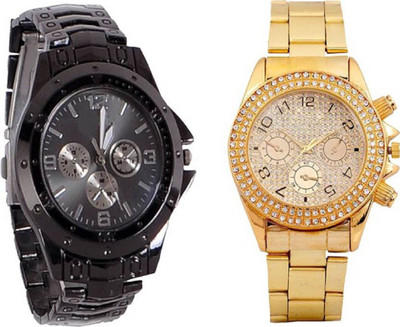 Rage Enterprise New Stylish Combo Gift Set Watches RE_W_015 For Man And Girls Watch - For Boys & Girls