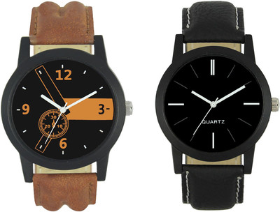 keepkart Brown And Black LEather Strap Couple Watch Combo For Boys And Girls Watch - For Men & Women
keepkart Brown And Black LEather Strap Couple Watch Combo For Boys And Girls Watch - For Men & Women