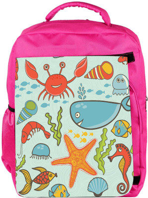 Snoogg Eco Friendly Canvas Fish World Blue Pattern Designer Backpack Rucksack School Travel Unisex Casual Canvas Bag Bookbag Satchel 5 L Backpack(Pink)
Snoogg Eco Friendly Canvas Fish World Blue Pattern Designer Backpack Rucksack School Travel Unisex Casual Canvas Bag Bookbag Satchel 5 L Backpack(Pink)
