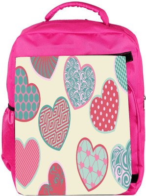 Snoogg Eco Friendly Canvas Multicolor Heart Designer Backpack Rucksack School Travel Unisex Casual Canvas Bag Bookbag Satchel 5 L Backpack(Pink)
Snoogg Eco Friendly Canvas Multicolor Heart Designer Backpack Rucksack School Travel Unisex Casual Canvas Bag Bookbag Satchel 5 L Backpack(Pink)