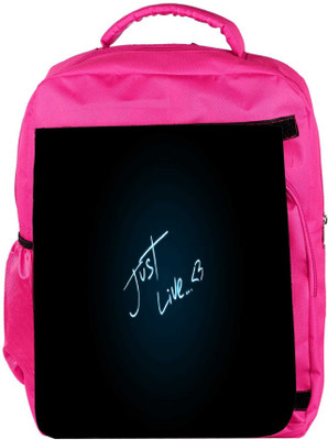 Snoogg Eco Friendly Canvas Just Live Designer Backpack Rucksack School Travel Unisex Casual Canvas Bag Bookbag Satchel 5 L Backpack(Pink)
Snoogg Eco Friendly Canvas Just Live Designer Backpack Rucksack School Travel Unisex Casual Canvas Bag Bookbag Satchel 5 L Backpack(Pink)