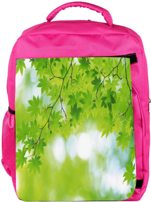 Snoogg Eco Friendly Canvas Green Leaves Tree Designer Backpack Rucksack School Travel Unisex Casual Canvas Bag Bookbag Satchel 5 L Backpack(Pink)
Snoogg Eco Friendly Canvas Green Leaves Tree Designer Backpack Rucksack School Travel Unisex Casual Canvas Bag Bookbag Satchel 5 L Backpack(Pink)