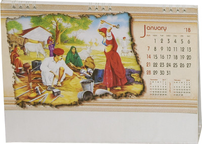 Indigo Creatives Sunny112 2018 Table Calendar(Multicolor, Indian Village Life)
Indigo Creatives Sunny112 2018 Table Calendar(Multicolor, Indian Village Life)