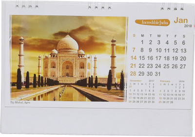 Indigo Creatives Incredible India Iconic Monuments Table Desk Top 2018 Calendar 2018 Table Calendar(Multicolor, Taj Majal)
Indigo Creatives Incredible India Iconic Monuments Table Desk Top 2018 Calendar 2018 Table Calendar(Multicolor, Taj Majal)