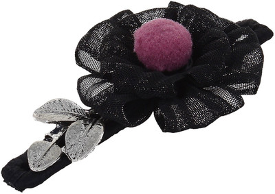 Fayon Daily Casual Work Black Daisy Flower Hair Clip(Black)
