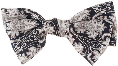 Fayon Fashion Statement Black Printed Cloth Hair Clip(Black)