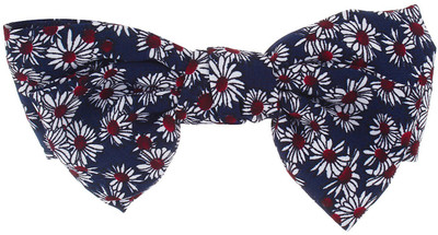 Fayon Chic Stylish Blue Cloth Printed Flower Hair Clip(Blue)