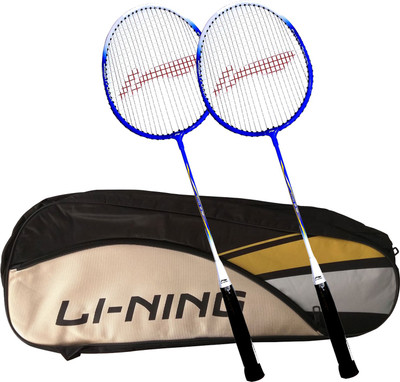 Li-Ning ABDK122 Smash XP 707 Combo (ABDK122 Badminton Kitbag + 707 Badminton Racquet, set of 2) - Black Bag Badminton Kit