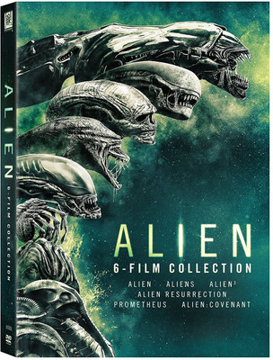Alien/ Aliens/ Alien 3/ Resurrection / Prometheus / Covenant(DVD English)