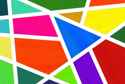 abstract geomatrical poster Fine Art Print(12 inch X 18 inch)