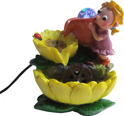 Ez-life EZ Life Water Fountain Show Piece with Crystal Ball - Resin- Sunflower Girl - Multi Color Decorative Showpiece - 12.5 cm(Stoneware, Multicolor)
Ez-life EZ Life Water Fountain Show Piece with Crystal Ball - Resin- Sunflower Girl - Multi Color Decorative Showpiece - 12.5 cm(Stoneware, Multicolor)