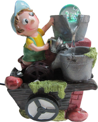 Ez-life EZ Life Water Fountain Show Piece with Crystal Ball - Resin- Gardening Boy - multi color Decorative Showpiece - 12.5 cm(Stoneware, Multicolor)
Ez-life EZ Life Water Fountain Show Piece with Crystal Ball - Resin- Gardening Boy - multi color Decorative Showpiece - 12.5 cm(Stoneware, Multicolor)