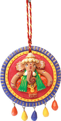 KALAKSHI Wall Hanging Ganesha KALA-GWH03 Decorative Showpiece - 15 cm(Terracotta, Multicolor)
KALAKSHI Wall Hanging Ganesha KALA-GWH03 Decorative Showpiece - 15 cm(Terracotta, Multicolor)
