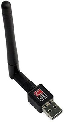 plutofit Wi-Fi Receiver 2.4GHz, 802.11b/g/n USB 2.0 Wireless Wi-Fi Network Adapter (With Antina) USB Adapter(Black)
plutofit Wi-Fi Receiver 2.4GHz, 802.11b/g/n USB 2.0 Wireless Wi-Fi Network Adapter (With Antina) USB Adapter(Black)
