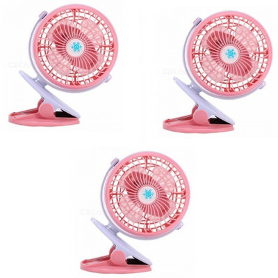 Oxza Set of 3 Premium Series 360 Degree Rotate Rechargeable Clip Handy Mini USB Fan(Pink)
Oxza Set of 3 Premium Series 360 Degree Rotate Rechargeable Clip Handy Mini USB Fan(Pink)