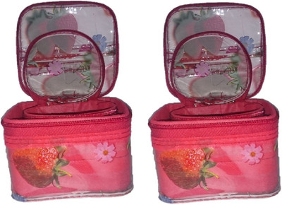 Addyz Pack of 2 Pieces Dual Kit Women Accessories Storage Accessories Storage Vanity Box(Red, Pink)
Addyz Pack of 2 Pieces Dual Kit Women Accessories Storage Accessories Storage Vanity Box(Red, Pink)