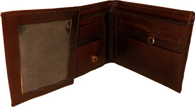 Orbit Men Brown Artificial Leather, Fabric Wallet(5 Card Slots)