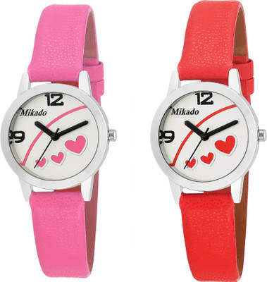 Mikado New multi color design fashion combo for women and girls with 1 year warranty Watch - For Women
Mikado New multi color design fashion combo for women and girls with 1 year warranty Watch - For Women