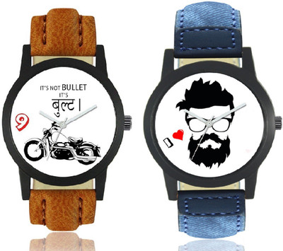 Miss Perfect Luxury Stylish Bullet Print AND Denim Dial Best Gift Sexy collection Men Watch Combo Watch - For Men
Miss Perfect Luxury Stylish Bullet Print AND Denim Dial Best Gift Sexy collection Men Watch Combo Watch - For Men