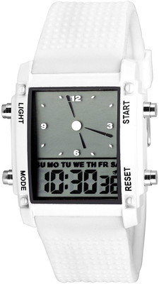 Haunt White Dial Multi function Fashionable High Defination Led With Green Light Watch - For Girls
Haunt White Dial Multi function Fashionable High Defination Led With Green Light Watch - For Girls