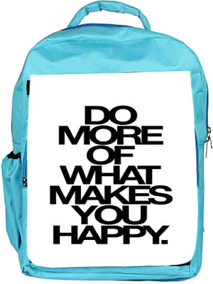 Snoogg Eco Friendly Canvas Do More Of What Makes You Happy Backpack Rucksack School Travel Unisex Casual Canvas Bag Bookbag Satchel 5 L Backpack(Blue)
Snoogg Eco Friendly Canvas Do More Of What Makes You Happy Backpack Rucksack School Travel Unisex Casual Canvas Bag Bookbag Satchel 5 L Backpack(Blue)