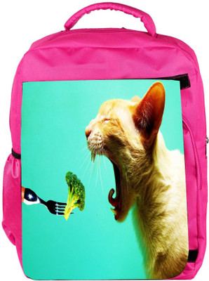 Snoogg Eco Friendly Canvas Cat Eating Broklyn Designer Backpack Rucksack School Travel Unisex Casual Canvas Bag Bookbag Satchel 5 L Backpack(Pink)
Snoogg Eco Friendly Canvas Cat Eating Broklyn Designer Backpack Rucksack School Travel Unisex Casual Canvas Bag Bookbag Satchel 5 L Backpack(Pink)