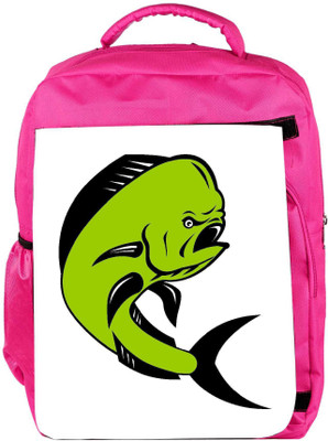 Snoogg Eco Friendly Canvas Dorado Dolphin Fish Mahi Mahi Jumping Backpack Rucksack School Travel Unisex Casual Canvas Bag Bookbag Satchel 5 L Backpack(Pink)
Snoogg Eco Friendly Canvas Dorado Dolphin Fish Mahi Mahi Jumping Backpack Rucksack School Travel Unisex Casual Canvas Bag Bookbag Satchel 5 L Backpack(Pink)