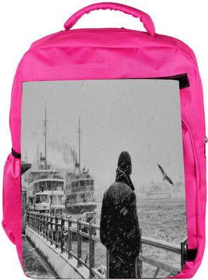 Snoogg Eco Friendly Canvas Man Waiting Designer Backpack Rucksack School Travel Unisex Casual Canvas Bag Bookbag Satchel 5 L Backpack(Pink)
Snoogg Eco Friendly Canvas Man Waiting Designer Backpack Rucksack School Travel Unisex Casual Canvas Bag Bookbag Satchel 5 L Backpack(Pink)