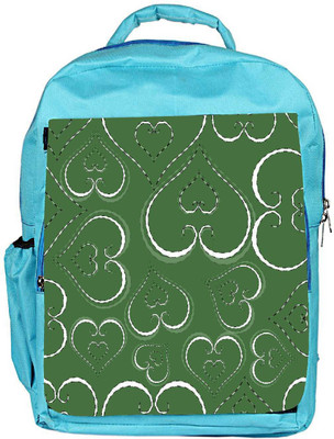 Snoogg Eco Friendly Canvas White Hearts In Green Designer Backpack Rucksack School Travel Unisex Casual Canvas Bag Bookbag Satchel 5 L Backpack(Blue)
Snoogg Eco Friendly Canvas White Hearts In Green Designer Backpack Rucksack School Travel Unisex Casual Canvas Bag Bookbag Satchel 5 L Backpack(Blue)