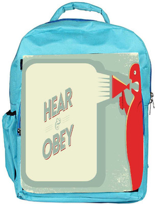 Snoogg Eco Friendly Canvas Hear Obey Designer Backpack Rucksack School Travel Unisex Casual Canvas Bag Bookbag Satchel 5 L Backpack(Blue)
Snoogg Eco Friendly Canvas Hear Obey Designer Backpack Rucksack School Travel Unisex Casual Canvas Bag Bookbag Satchel 5 L Backpack(Blue)
