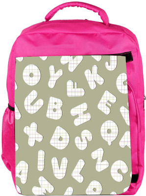 Snoogg Eco Friendly Canvas Checks Alphabets Designer Backpack Rucksack School Travel Unisex Casual Canvas Bag Bookbag Satchel 5 L Backpack(Pink)
Snoogg Eco Friendly Canvas Checks Alphabets Designer Backpack Rucksack School Travel Unisex Casual Canvas Bag Bookbag Satchel 5 L Backpack(Pink)