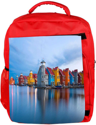 Snoogg Eco Friendly Canvas Colorful Houses By The Lake World Designer Backpack Rucksack School Travel Unisex Casual Canvas Bag Bookbag Satchel 5 L Backpack(Red)
Snoogg Eco Friendly Canvas Colorful Houses By The Lake World Designer Backpack Rucksack School Travel Unisex Casual Canvas Bag Bookbag Satchel 5 L Backpack(Red)