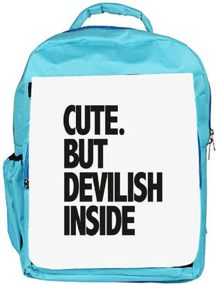 Snoogg Eco Friendly Canvas Cute But Devilish Inside Backpack Rucksack School Travel Unisex Casual Canvas Bag Bookbag Satchel 5 L Backpack(Blue)
Snoogg Eco Friendly Canvas Cute But Devilish Inside Backpack Rucksack School Travel Unisex Casual Canvas Bag Bookbag Satchel 5 L Backpack(Blue)