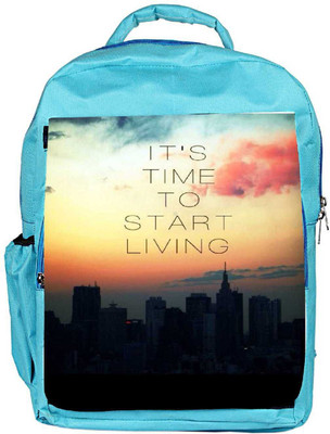 Snoogg Eco Friendly Canvas Its Time To Start Living Backpack Rucksack School Travel Unisex Casual Canvas Bag Bookbag Satchel 5 L Backpack(Blue)
Snoogg Eco Friendly Canvas Its Time To Start Living Backpack Rucksack School Travel Unisex Casual Canvas Bag Bookbag Satchel 5 L Backpack(Blue)