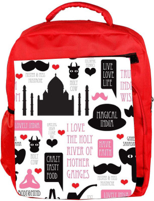 Snoogg Eco Friendly Canvas India Icons Illustration 2870 Backpack Rucksack School Travel Unisex Casual Canvas Bag Bookbag Satchel 5 L Backpack(Red)
Snoogg Eco Friendly Canvas India Icons Illustration 2870 Backpack Rucksack School Travel Unisex Casual Canvas Bag Bookbag Satchel 5 L Backpack(Red)