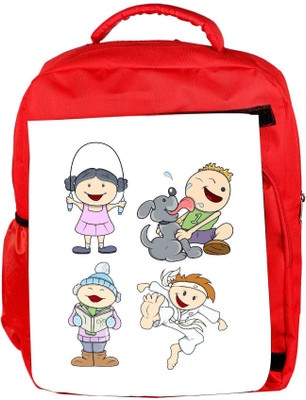 Snoogg Eco Friendly Canvas Cute Cartoon Kids Backpack Rucksack School Travel Unisex Casual Canvas Bag Bookbag Satchel 5 L Backpack(Red)
Snoogg Eco Friendly Canvas Cute Cartoon Kids Backpack Rucksack School Travel Unisex Casual Canvas Bag Bookbag Satchel 5 L Backpack(Red)