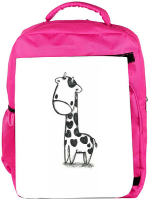 Snoogg Eco Friendly Canvas Funny Giraffe Backpack Rucksack School Travel Unisex Casual Canvas Bag Bookbag Satchel 5 L Backpack(Pink)
Snoogg Eco Friendly Canvas Funny Giraffe Backpack Rucksack School Travel Unisex Casual Canvas Bag Bookbag Satchel 5 L Backpack(Pink)