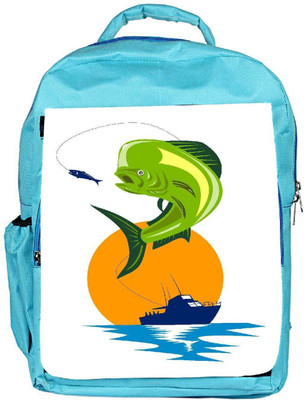 Snoogg Eco Friendly Canvas Dorado Dolphin Fish Mahi Mahi Jumping Backpack Rucksack School Travel Unisex Casual Canvas Bag Bookbag Satchel 5 L Backpack(Blue)
Snoogg Eco Friendly Canvas Dorado Dolphin Fish Mahi Mahi Jumping Backpack Rucksack School Travel Unisex Casual Canvas Bag Bookbag Satchel 5 L Backpack(Blue)