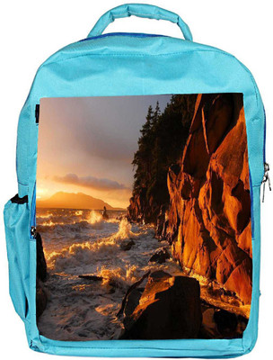Snoogg Eco Friendly Canvas Rocks On The Sea Waves Designer Backpack Rucksack School Travel Unisex Casual Canvas Bag Bookbag Satchel 5 L Backpack(Blue)
Snoogg Eco Friendly Canvas Rocks On The Sea Waves Designer Backpack Rucksack School Travel Unisex Casual Canvas Bag Bookbag Satchel 5 L Backpack(Blue)