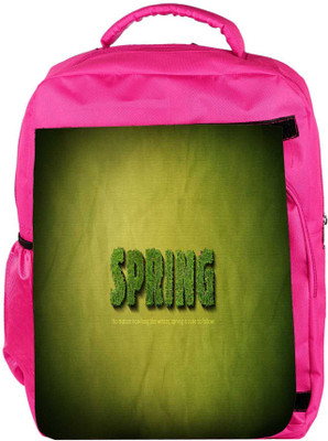 Snoogg Eco Friendly Canvas Spring Designer Backpack Rucksack School Travel Unisex Casual Canvas Bag Bookbag Satchel 5 L Backpack(Pink)
Snoogg Eco Friendly Canvas Spring Designer Backpack Rucksack School Travel Unisex Casual Canvas Bag Bookbag Satchel 5 L Backpack(Pink)